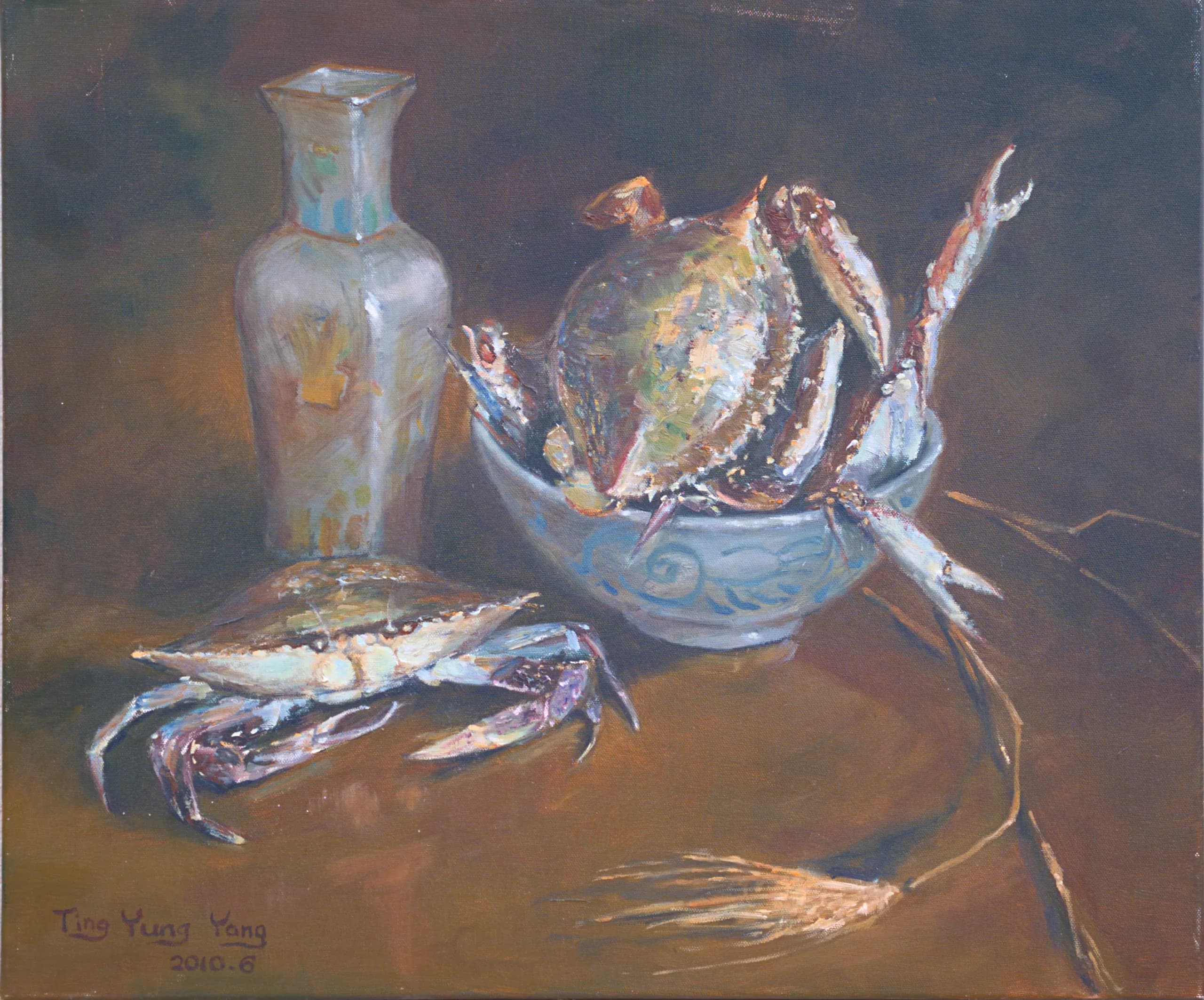 Still life of a crab